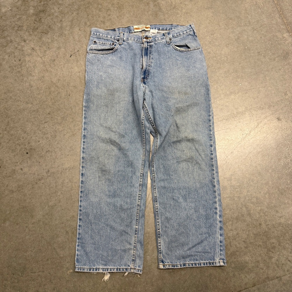 Signature by Levi Strauss & Co Authentics Loose Fit Jeans Light Wash 36x30
